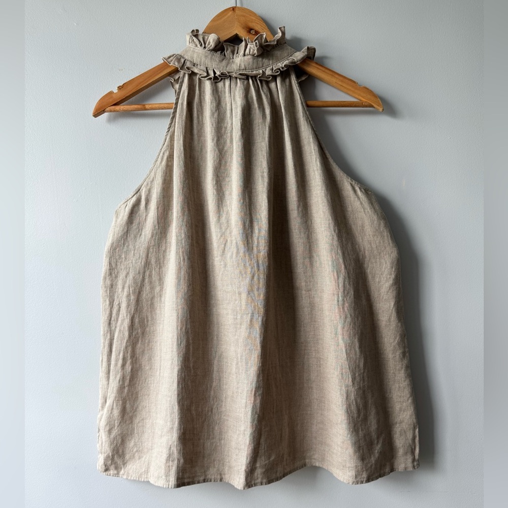 NWT Velia Sierra Linen Sleeves Top Size XS - Picture 5 of 14